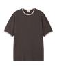 NOISE Waffle Ringer Short Sleeve T-Shirt - Brown