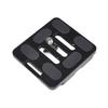 High Strength Aluminum Quick Release Plate With 3 Screw Mounting Channel And Anti Slip Feet For TY50X Tripods