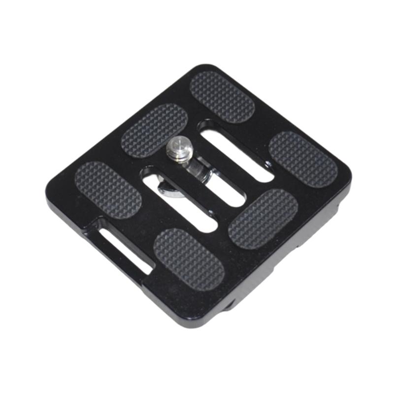 High Strength Aluminum Quick Release Plate With 3 Screw Mounting Channel And Anti Slip Feet For TY50X Tripods