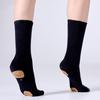1 Pair Mid-Tube Dance Socks With Anti-Slip Wear-Resistant Sole Leather Sports Yoga Multi-Color Cotton Socks