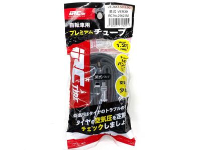 IRC Tire Bicycle Tube HE 26 English Valve 30mm 29625M (Premium Tube) × 1.50-2.00