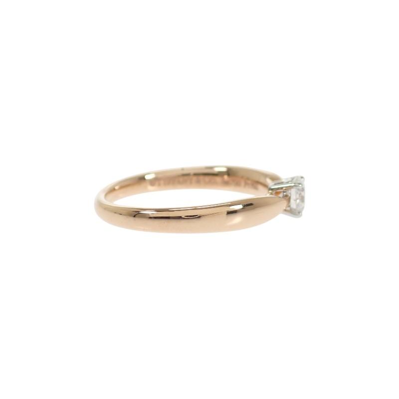 TIFFANY&Co.  #8(JP Size) Ring K18 Pink Gold/Pt950Platinum Women