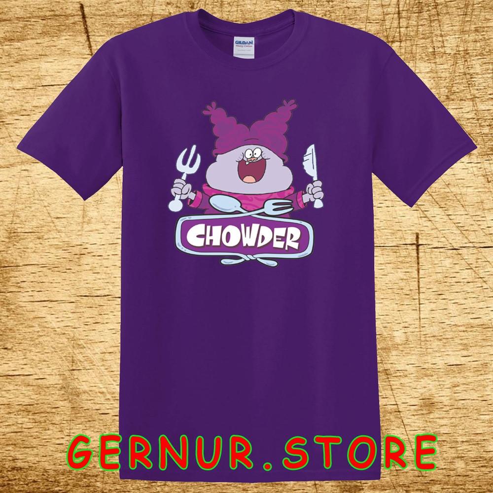 Chowder Need to Feed Cartoon Men s Purple Size S-5XL XXXXL