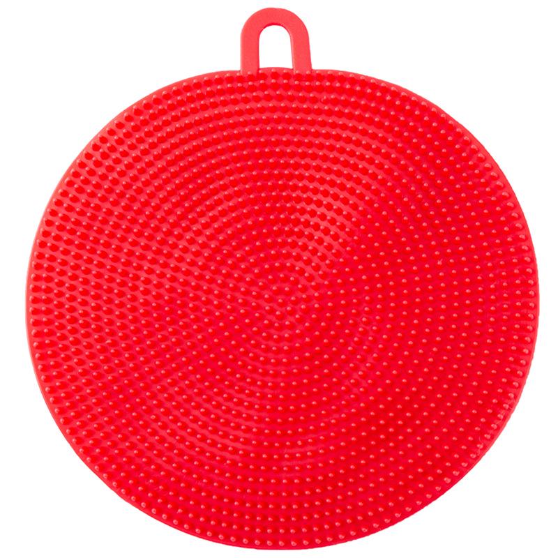 Silicone Non-Stick Dishwashing & Vegetable Cleaning Brush