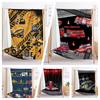Blanket Flannel Blanket Construction Car Racing Game 3D Digital Printing Blanket Blanket