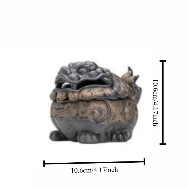 

1pcs Pi Xiu Incense Burner Zen Buddhist Incense Holder Sandalwood Aroma Diffuser Home Decor Safe Material Atmosphere Household