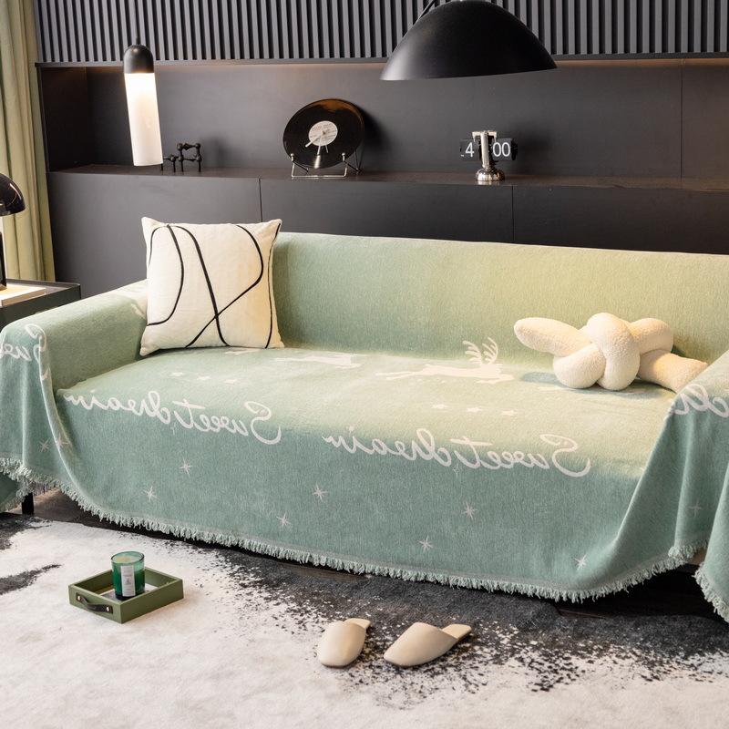 Christmas Sofa Towel Four Seasons Universal All-inclusive Living Room Sofa Cover Anti Cat Scratch Luxury Sofa Cover Blanket