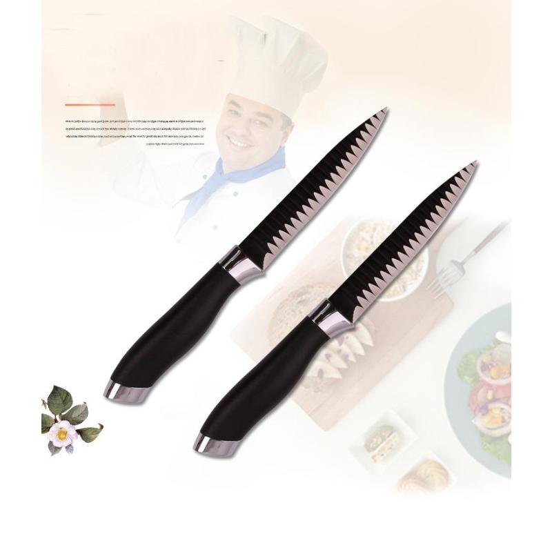 Korejský embosovaný nepřilnavý ovocný víceúčelový nůž Kuchyňské nože pro domácnost