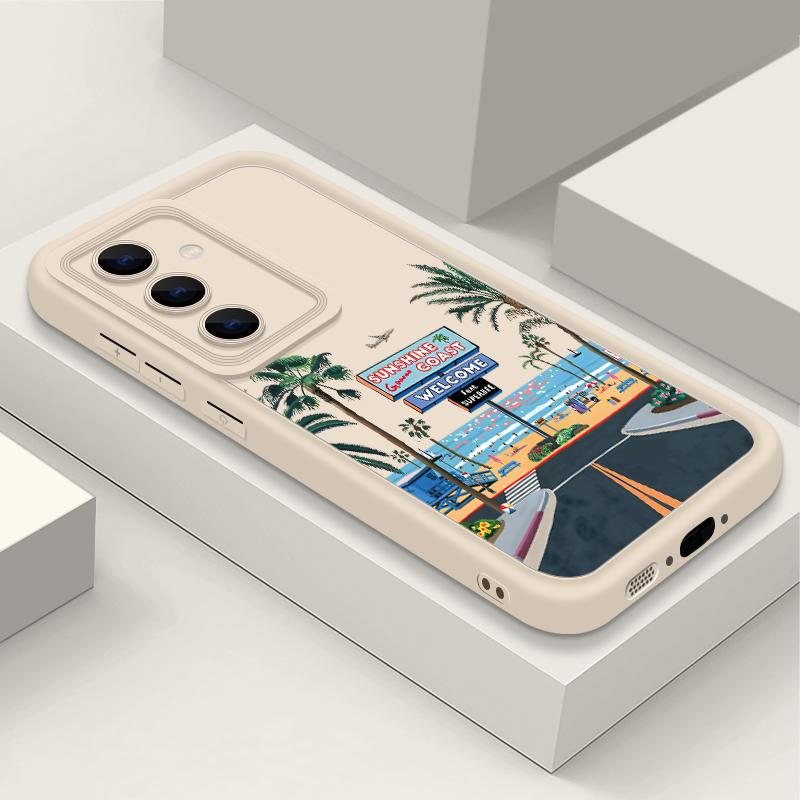 Mountain Road Print Case For Samsung A57 A37 A27 A17 S26 Ultra S25 FE A56 A36 A26 A16 A55 A35 A25 A15 A54 5G S21 S22 S23 S24 Plus Shockproof Cover