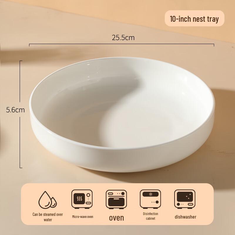 Ceramic Egg Steaming Bowl with Lid