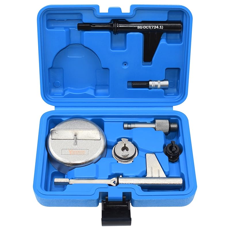 7PCS Metal Transmission Oil Change Filling Tool, Compatible With Mercedes Benz 725.0 8-Speed 9-Speed Transmission, With 9-Speed Hybrid Fuel Filler