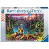 3000-piece Puzzle Tigers In the Lagoon, Adult, Ages 14 and Up, 00016719, Ravensburger