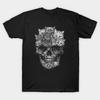 Asiatische Größe Baumwolle Unisex T-Shirt Druck T-Shirt Ein Totenkopf Aber Es Sind Katzen Kitty Skelett Halloween Katzen Totenkopf T-Shirt No-Cut Print Normale Passform