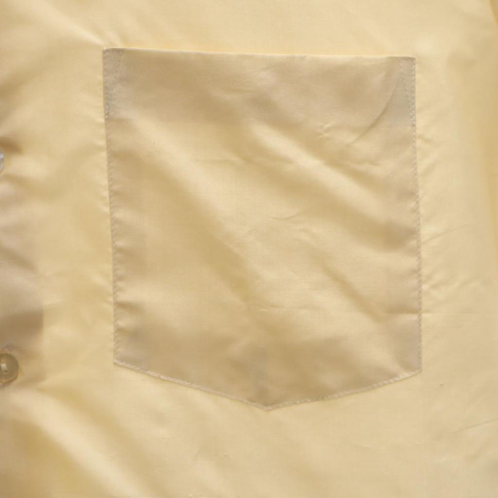 SHINAWATRA PHANICH 90s Silk Old Short sleeve shirt M cream Men's Used