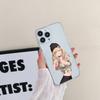 Anime Girl Luxury Transparent Phone Case For IPhone 17 16 15 Pro Max 14 13 12 11