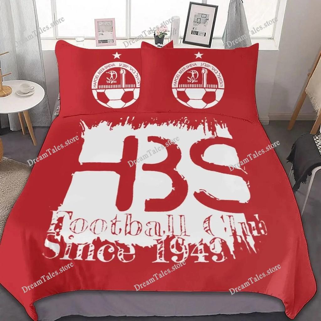 3D Printed Hapoel Beer Sheva Bedding Set Pillowcase Duvet Cover Double Twin Full Queen King Adult Kids Bedclothes Quilt Cover
