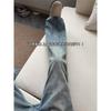 Jeans da uomo in denim a vestibilità rilassata, dritti che si allargano, con effetto lavato e distressed, stile streetwear