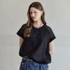 Punching Raglan Banding ShorT Sleeve T shirT zf07qT009na