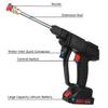 30Bar 88VF High Pressure Cordless Spray Guns Car Washer Cleaner Nozzle Form Machine 5M Hose +1/2pc 88V Battery 1000W AC 100-240V