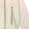 UGG Color Block Stehkragen Reißverschluss Figurbetont Langarm Jacke Damenjacken Weiß 1134993-CRM
