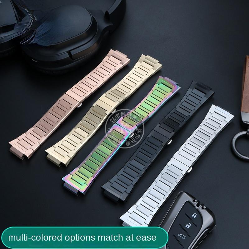 Small Gun Metal Men Watchband For Casio GM-110 GA-110 GM-110GB Strap GSHOCK DW5600 Stainless Steel Watch Bracelet Accessories