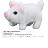 Simulation Walking Piggy Electronic Pet Plush Toy for Baby Interactive Crawling Pig Plushies Twitch Nose Tail Wagging Stuffed Doll Kids