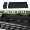 UmeMart Passenger Seat Upper Box Storage Tray Set for Nissan Serena C28 and Rubber Mats for Interior Protection with All C28 LUXION (2-Piece Set)