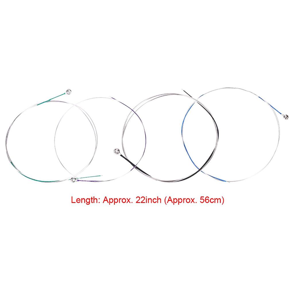 4 4 Violin String Steel Strings Set Full Size 010,014,020,029 (010‑029)