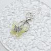 Butterfly Charm Keychain for Women and Girls Transparent Keyring Colorful Key Pendant Acrylic Clear Key Chain Ornament