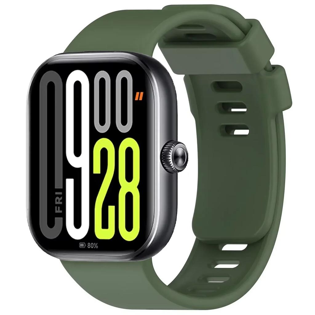 Original Silicone Strap For Redmi Watch 4 5 6 Sports Wristband For Xiaomi Band 9 8 Pro Belt Bracelet Band Watchband Accessories