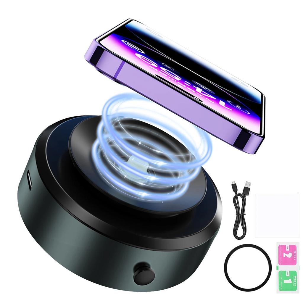 Vacuum Adsorption Suction Cup Car Phone Holder 360 Rotation Magnetic Hands-Free Shower Phone Stand for iPhone 15/14/13/12
