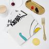 Customized Design Washable Cotton Linen Fabric Placemats Table Mat for Home Use