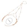Vintage Mesh Tassel Toe Anklet Beads Foot Jewelry Sexy Court Style Anklet Bracelet  Girls