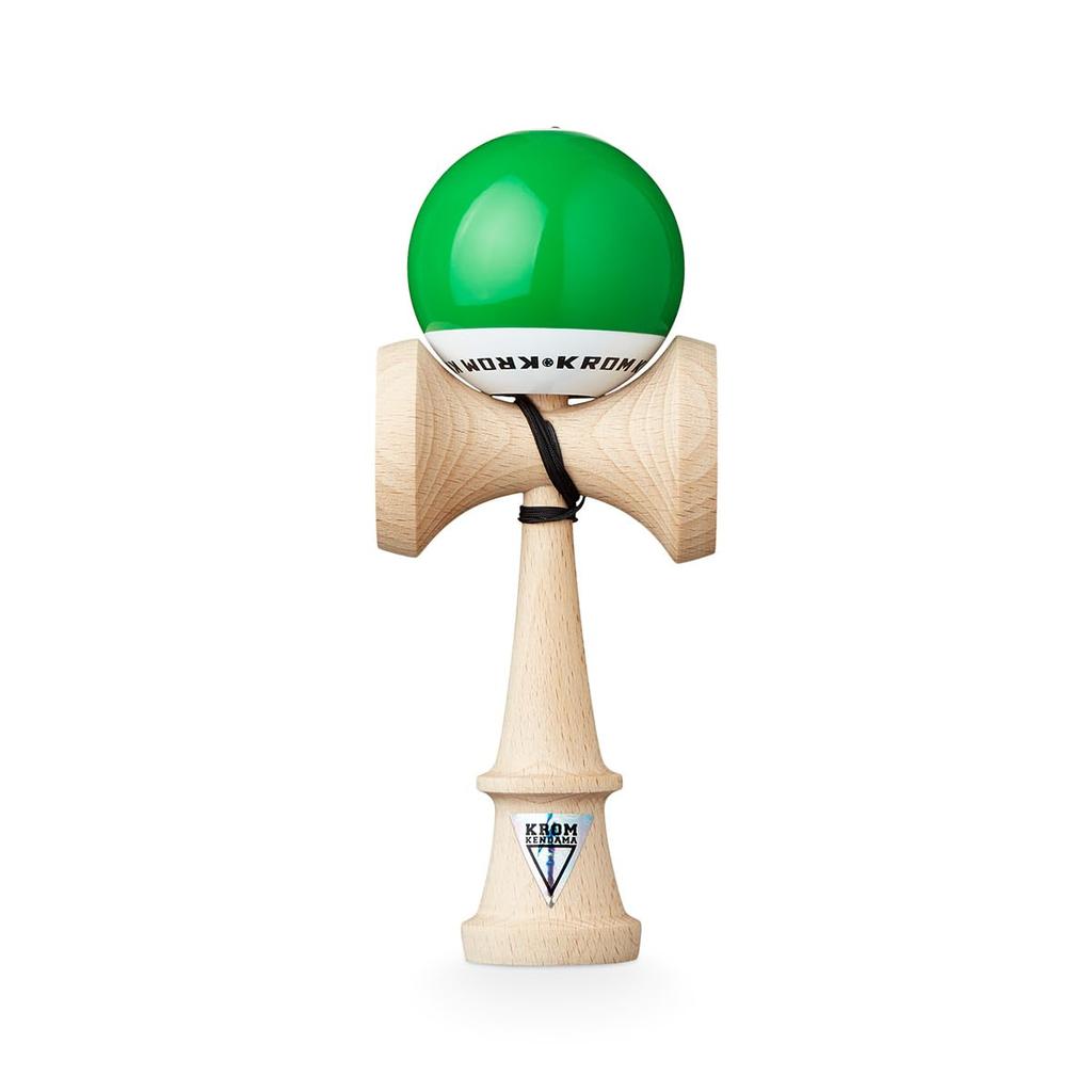 Kendama KROM POP Chrome Pop LOL Sticky Clear (Dark Green)