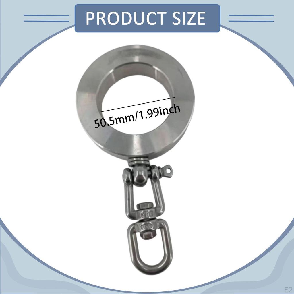Universal Rotating Lifting Handle Buckle Accessory Practical for 50mm Barbells High Performance Easy