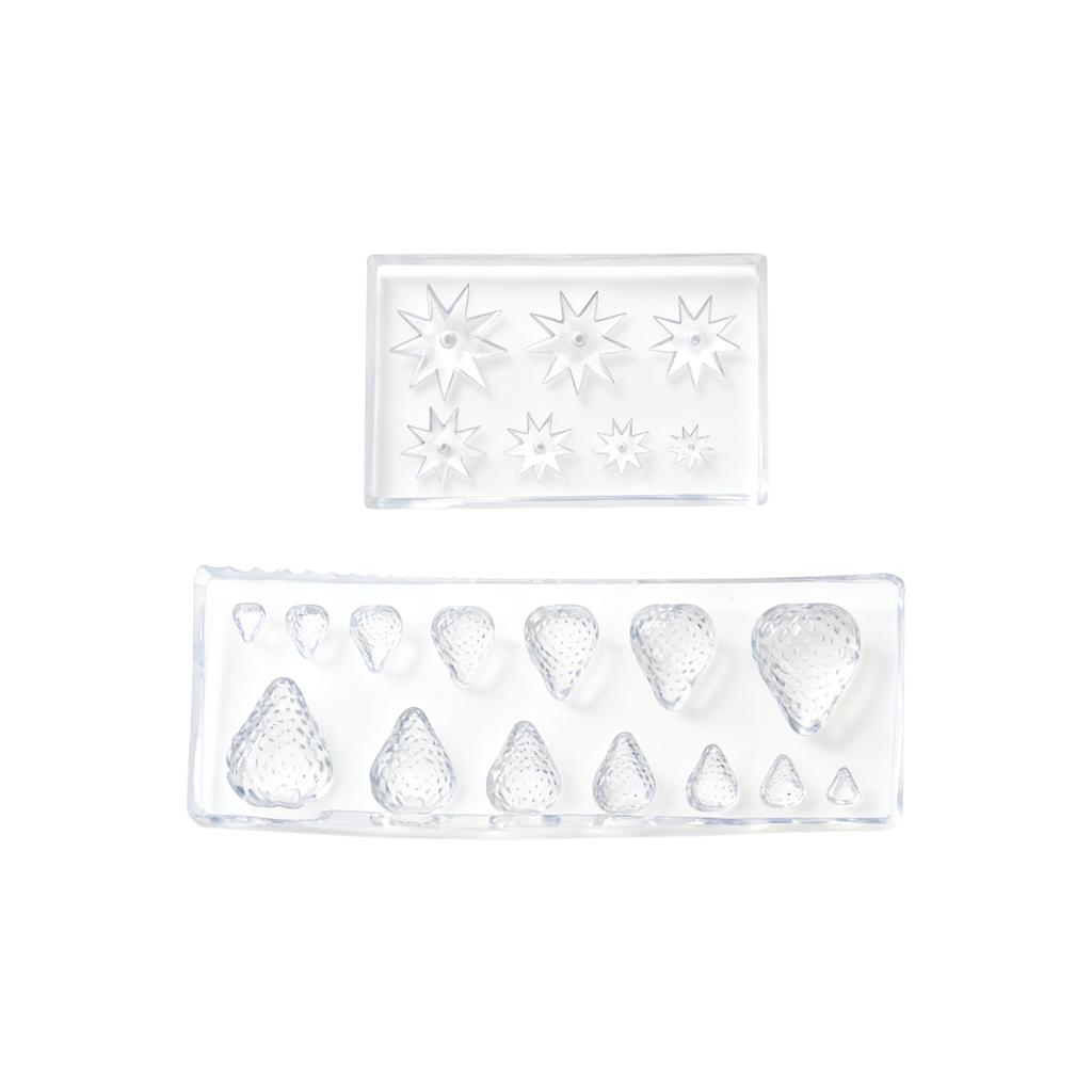Versatile Silicone Mold For Making Miniature Strawberry Handmade Gift Doll House Food Toy Making Tool