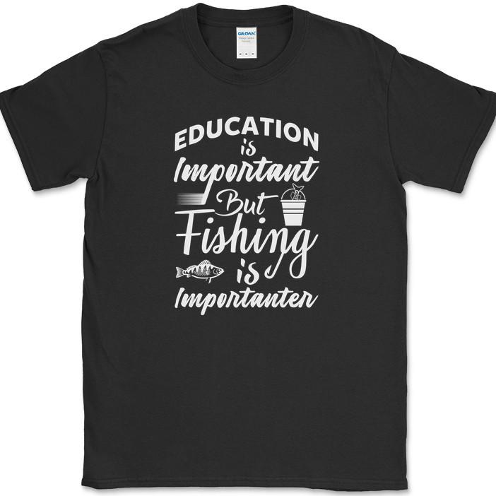 Rybaření Je Importanter Tričko Vtipné Hobby Návnada Háček Nářadí Školní Tričko