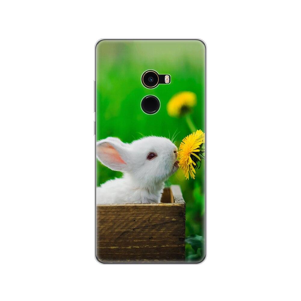 Soft Case for Xiaomi Mix 2 Silicon Case for Xiaomi Mi Mix 2 Mix2 Back Cover Protective Printing Transparent Coque