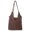 College Wind Mother Bag Shopping Bag Fashion Everything Soft Leather Shoulder Tote Bag Woman