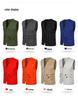 Custom Logo Multi-Pocket Volunteer Vest for Photography and Film Crew.