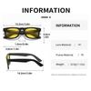 Large Frame Anti-glare Protection Night Vision Myopia Glasses Special for Driving Comfortable Eyeglasses Gentleman 0 To -4.0