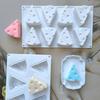 8pcs Cheese Candle Silicone Molds DIY Handmade Soap Gypsum Crafts Resin Cement Candle Making Supplies for Home Decor