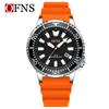 Men's Quartz Watch Calendar Luminous Sports Rubber Strap Waterproof Casual Cool Wristwatch Male Clock Reloj Hombre