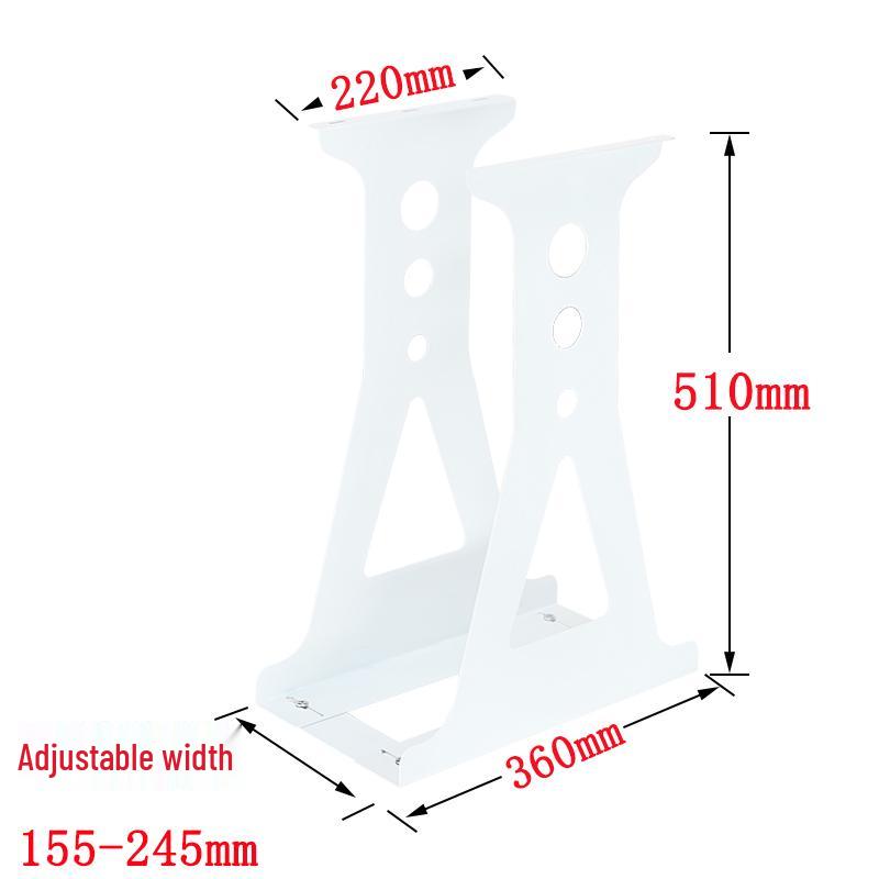 Adjustable Under-Desk Computer Mount & Bracket for Desktop Chassis
