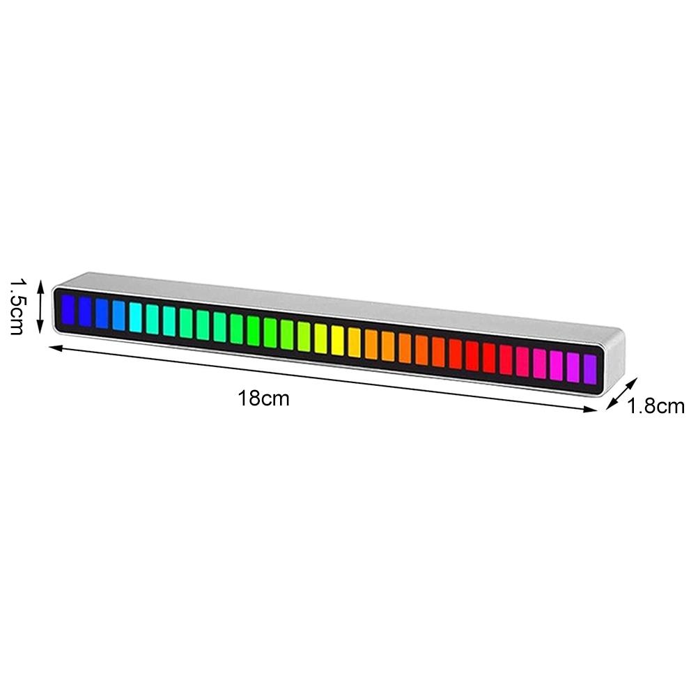 RGB Sound Reactive LED Light Bar LED Colorful Sound Control Audio Music Rhythm Dynamic Level
