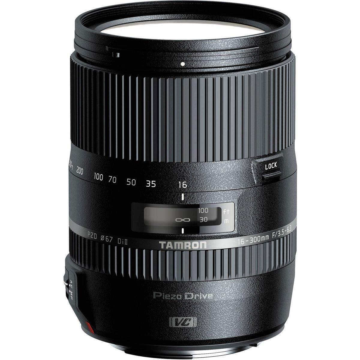

Tamron VC PZD Zoom for Nikon DX Digital SLR Cameras 16-300mm F/3.5-6.3 Di-II All-in-One чорний