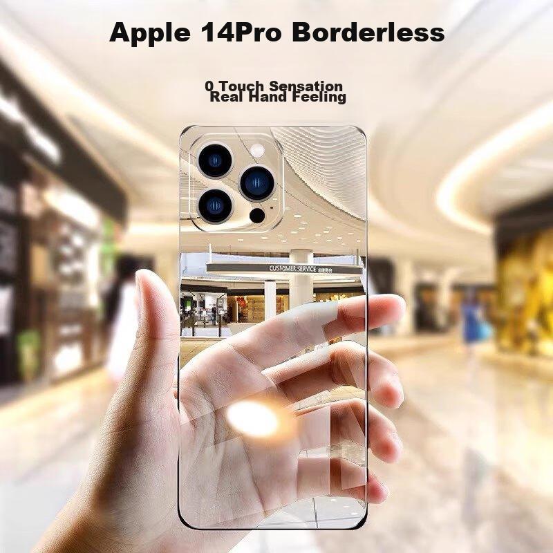 Resistant to YellowingIPhone 14 Pro Case, Transparent Borderless Ultra-Thin Shockproof Breathable Simple Hard, Compatible with Apple IPhone 14 Pro