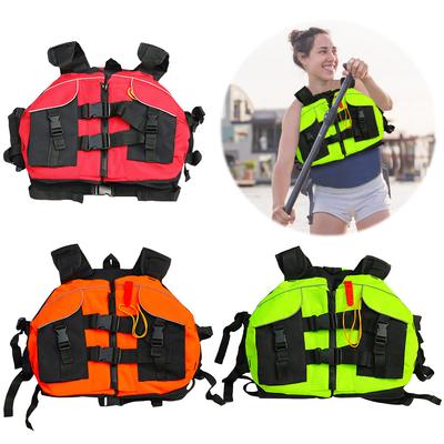 Colete Salva-Vidas Roupa de Banho de Sobrevivência Colete de Segurança Ajustável Colete Salva-Vidas com Fivela Dupla Colete de Banho para Caiaque Rafting Passeio de Barco