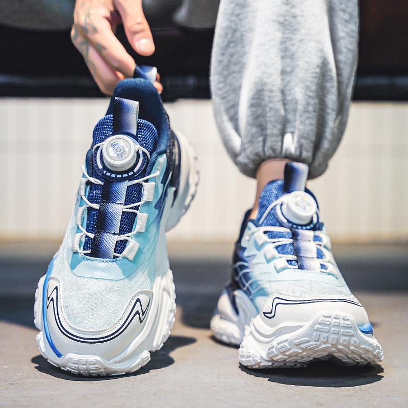 2024 New Men Summer Running Shoes Fashion High Quality Buckle Casual Sneakers Comfortable Breathable Outdoor Training Shoes