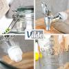 Glass Beverage Dispenser Jar with Tap 8L